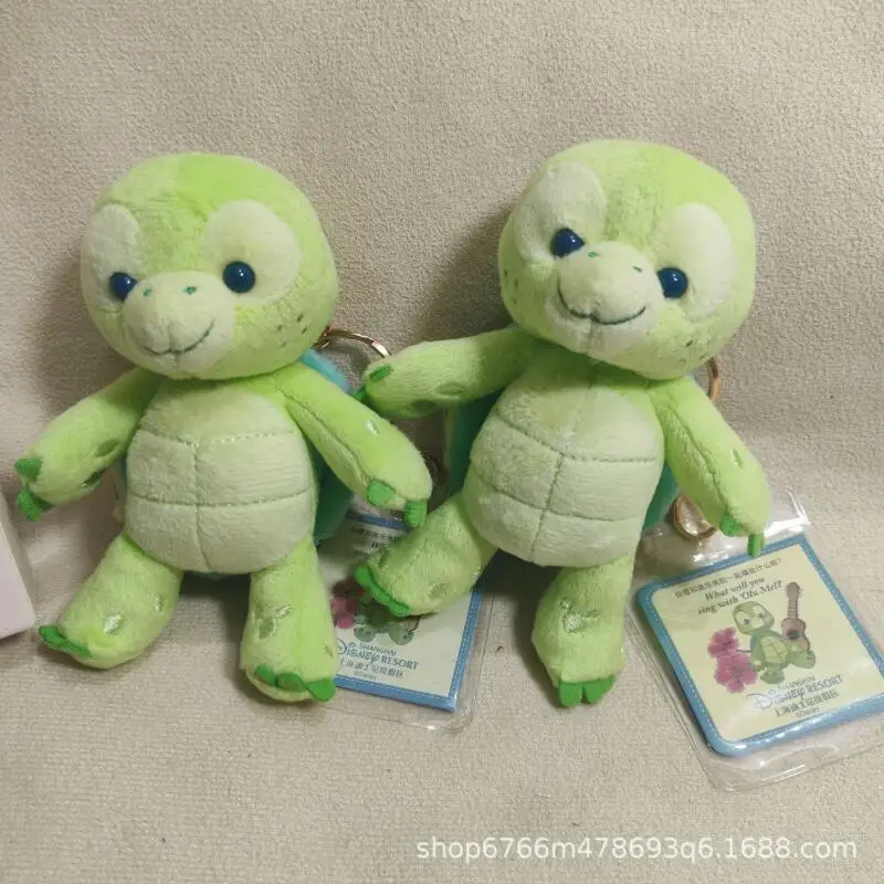 Disney mignon dessin animé tortue Olu Mel pendentif peluche rempli poupée porte-clés sac à dos pendentif Couple cadeau enfants jouet accompagner le sommeil