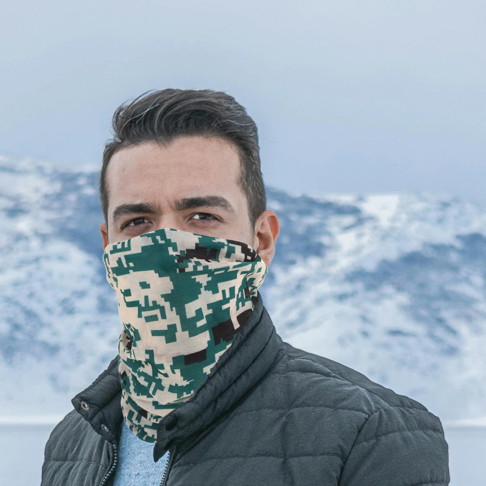 

Multifunctional Headscarf Neck Gaiter Lightweight Breathable Cycling Riding Windproof Scarf Face Cover Outdoor