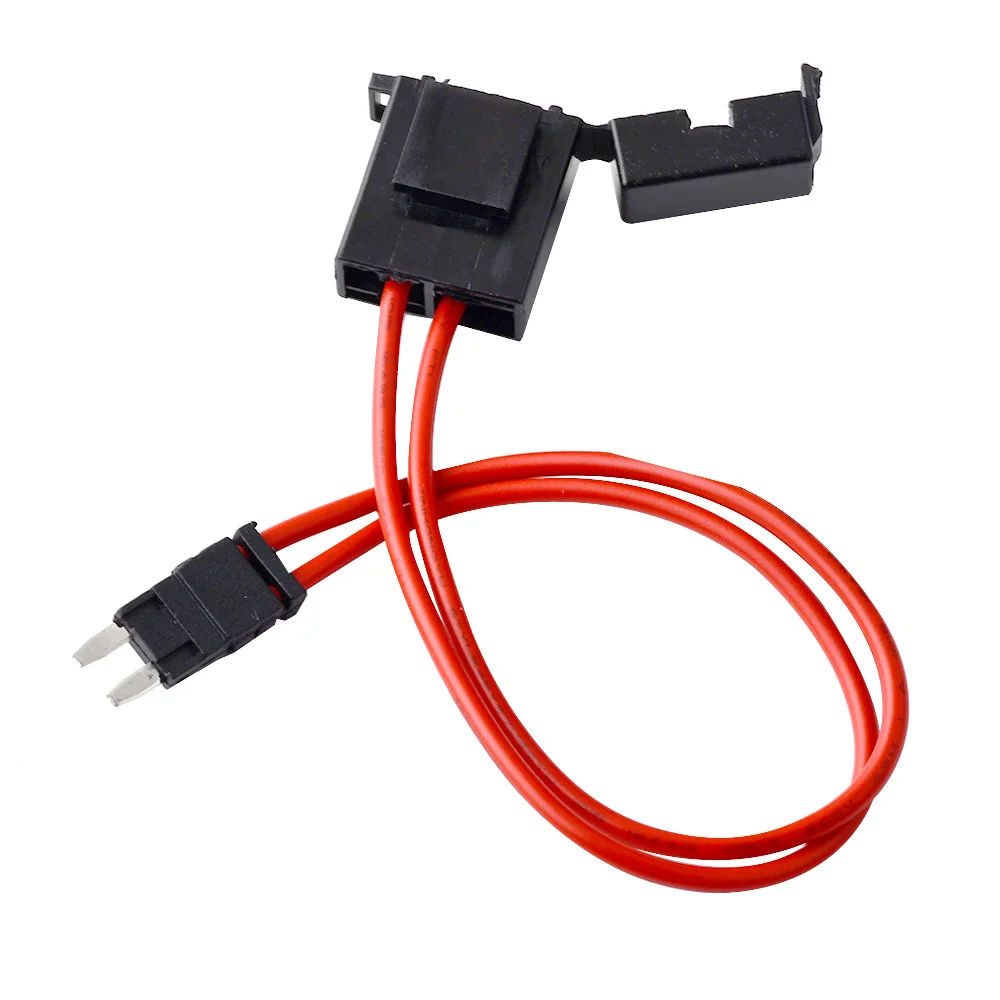 16AWG 32V 25A Car Small Two-wire Fuse Box Extension Cord for Car Tool Accessories Power Supply Automotive Fuse Holder Extension