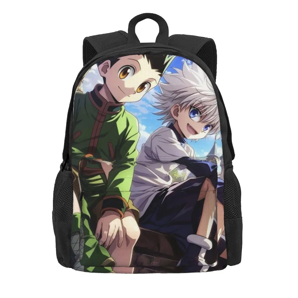 

Cartoon Anime Hunter X Hunter Backpack Daypack Large Capacity Kids BookBag School Bag Shoulder Bags for Men Women