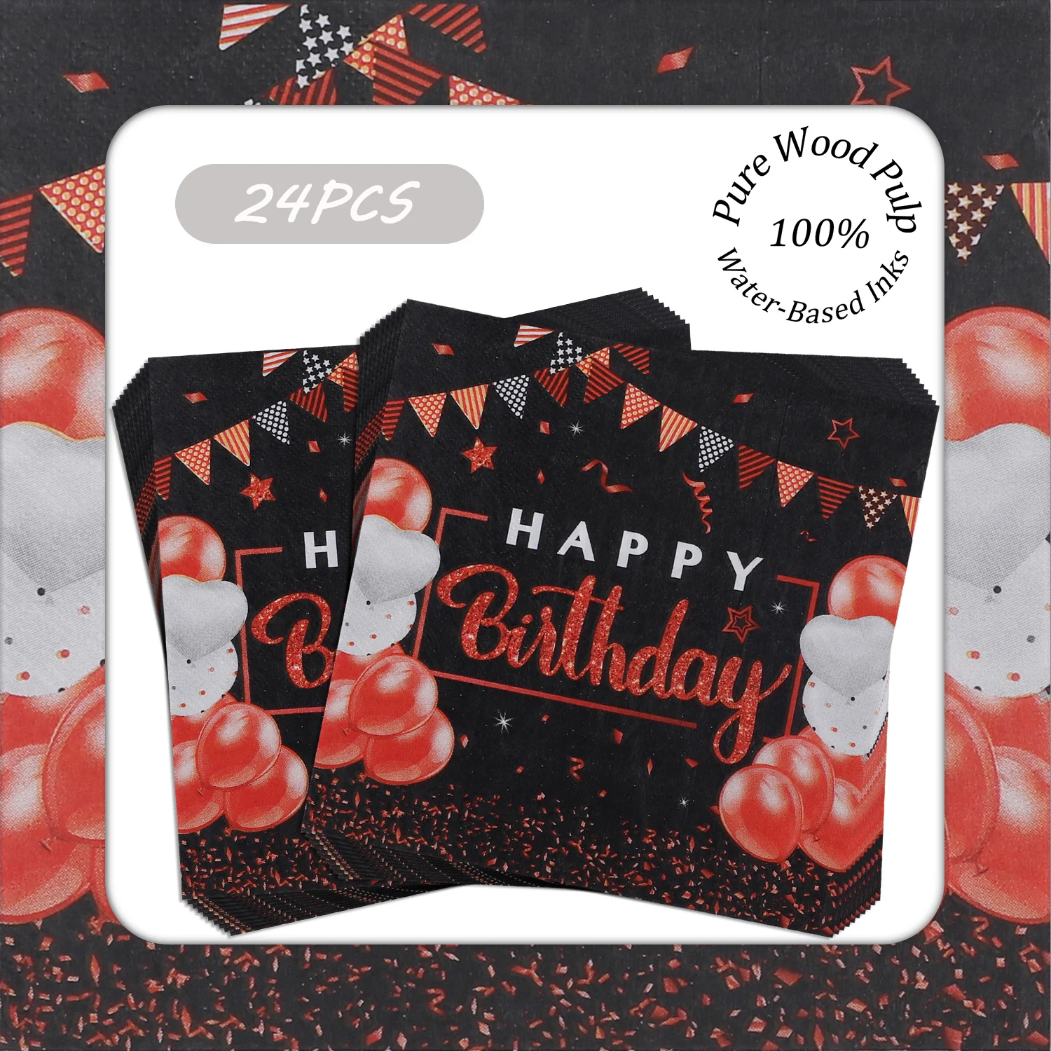 бумажная салфетка с принтом