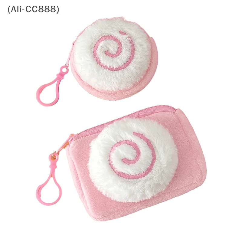 [CC88] لطيف كامابوكو الكرتون فتاة القلب محفظة نسائية للعملات المعدنية أفخم سماعة حقيبة عملة المنظم الحقيبة حقيبة الظهر السحر