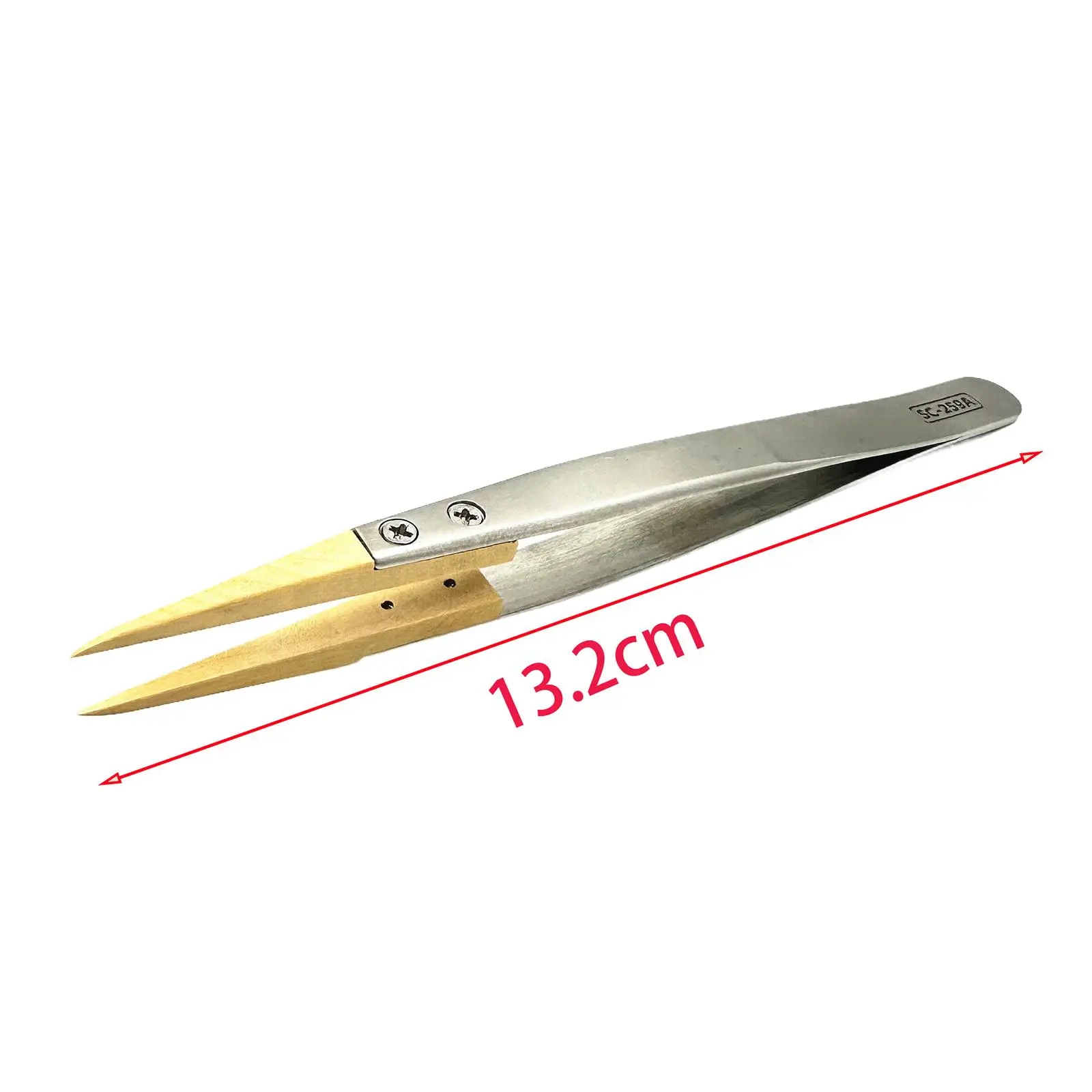 High End Wood Tipped Tweezers Watchmakers Lightweight Precision Tweezers High End Metal Tip Tweezers Watch Repairing Tool