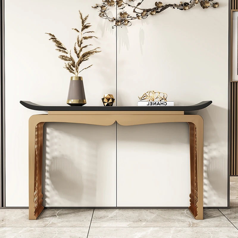 ob-Vintage Console Table Ornate Aesthetic Nordic Mid Century Console Table Delicate Practical Bureau Furniture Living Room*