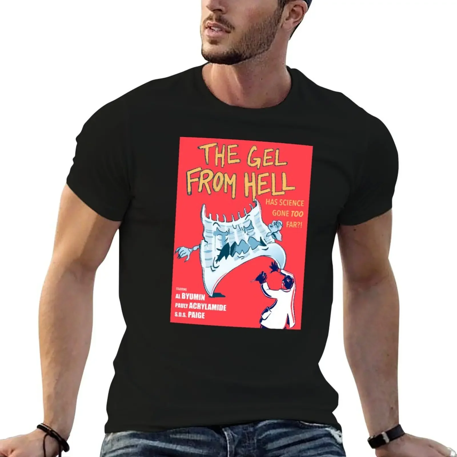 The gel from hell T-Shirt graphic t shirt vintage summer top clothes for men