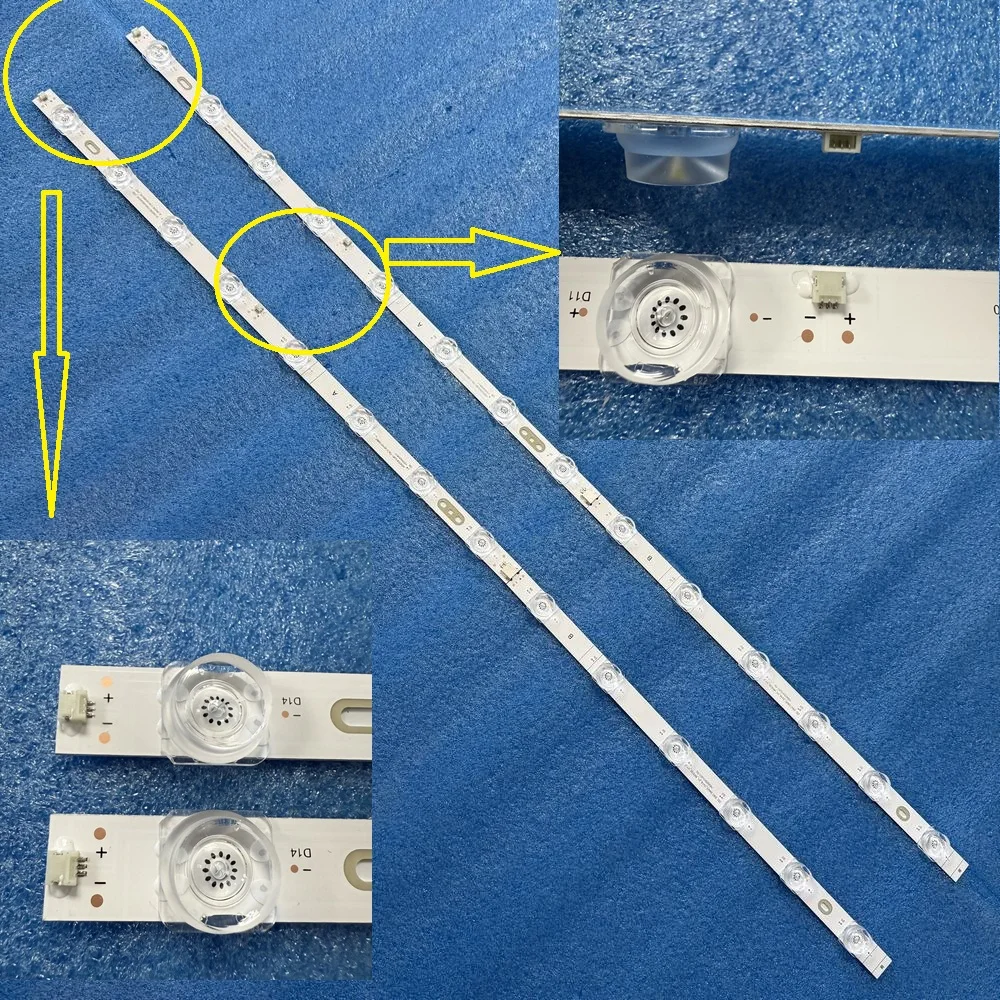 LED Strip 14LED For Hisense 43A7120FX 43H6500G 43R6000GM 43A603AMV 43R6E3 43h6g 43R6090G 43H6570G SVH425A11 HD425X1U81-T0L3