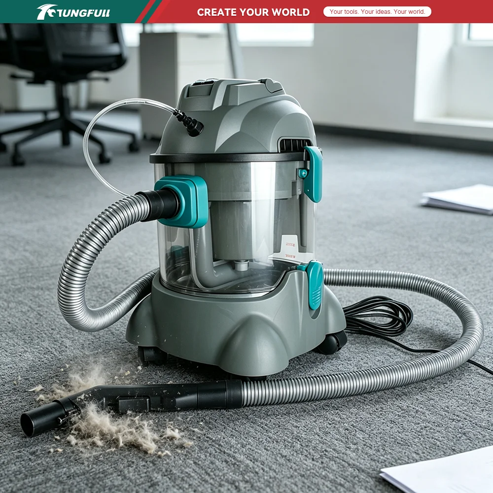 Multi‑Function Water Filtration Vacuum Cleaner Wet Dry Canister Vacuum for Home Workshop Garage Dust Water Debris Cleaning