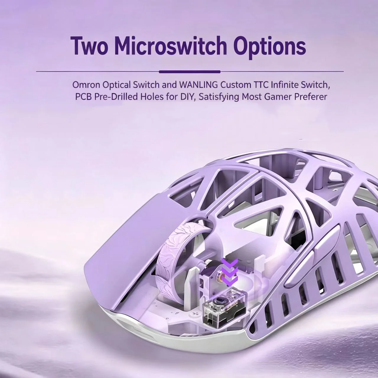 WL Beast X Mini Pro Magnesium Alloy Lightweight Wireless Gaming Mouse PAW3950HS Sensor 8K Polling Rate 34g Ultra Light For FPS