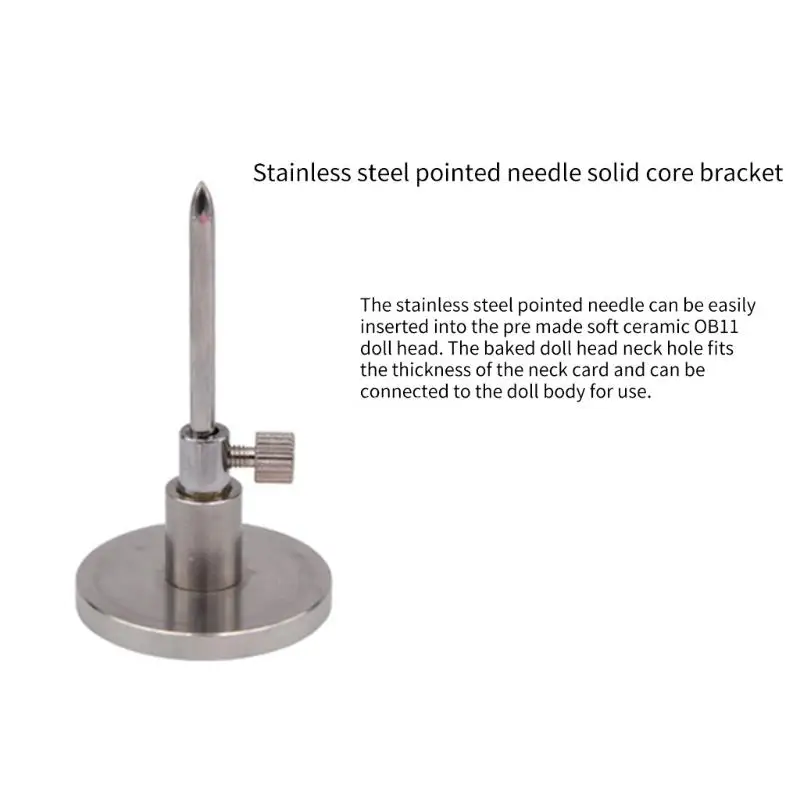 Functional Clay Head Rack Adjustable Clay Head Stand for Baking, Alloy Support for Soft Pottery Model Sculpture Dropship