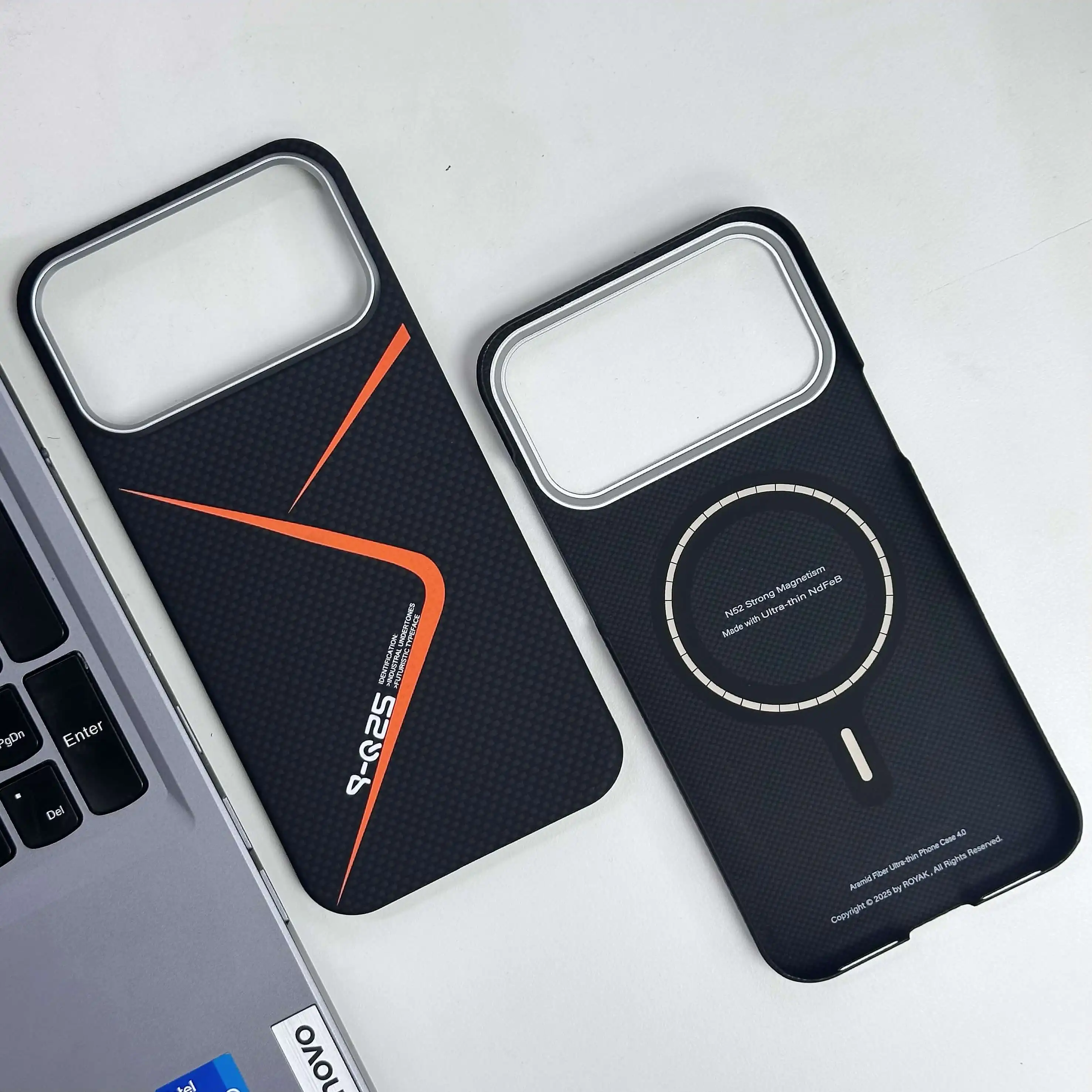 Luxury Real Kevlar Case for iPhone 17 Pro Max, 600D/1500D Aramid Fiber Magnetic MagSafe Cover, Ultra Thin Shockproof Phone Case view 6