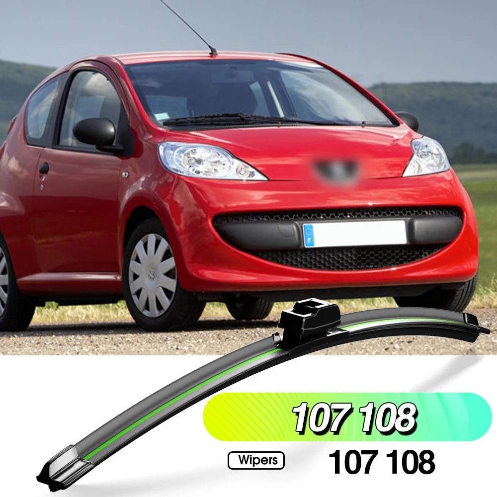 

For Peugeot 107 2005-2014 108 2014-2021 1pcs Front Windshield Wiper Blades Windscreen Window Accessories 2013 2015 2016 2019