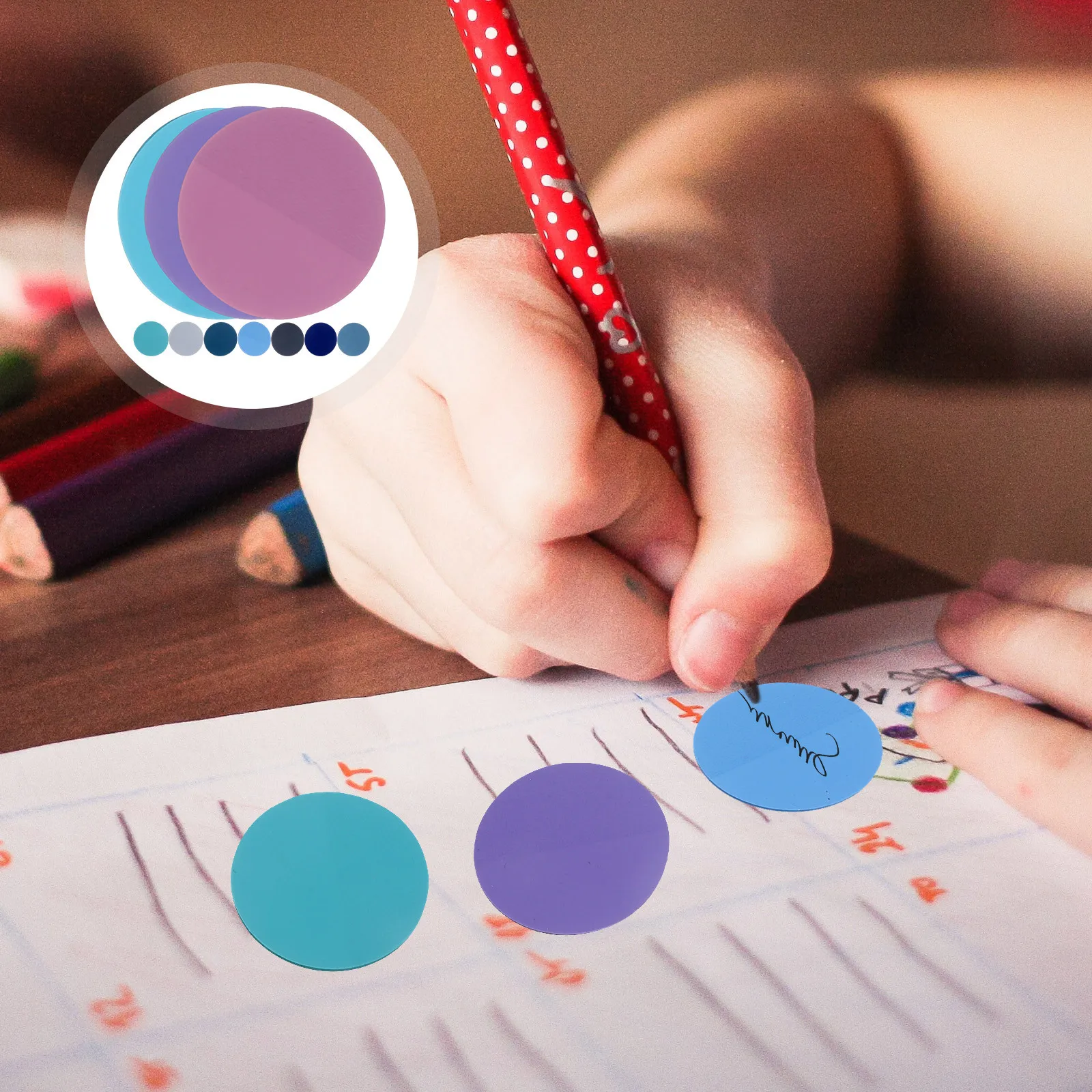 

10 шт. красочные портативные маркеры страниц прозрачные книжные вкладки для офиса, учебы, чтения, учебные принадлежности, клей