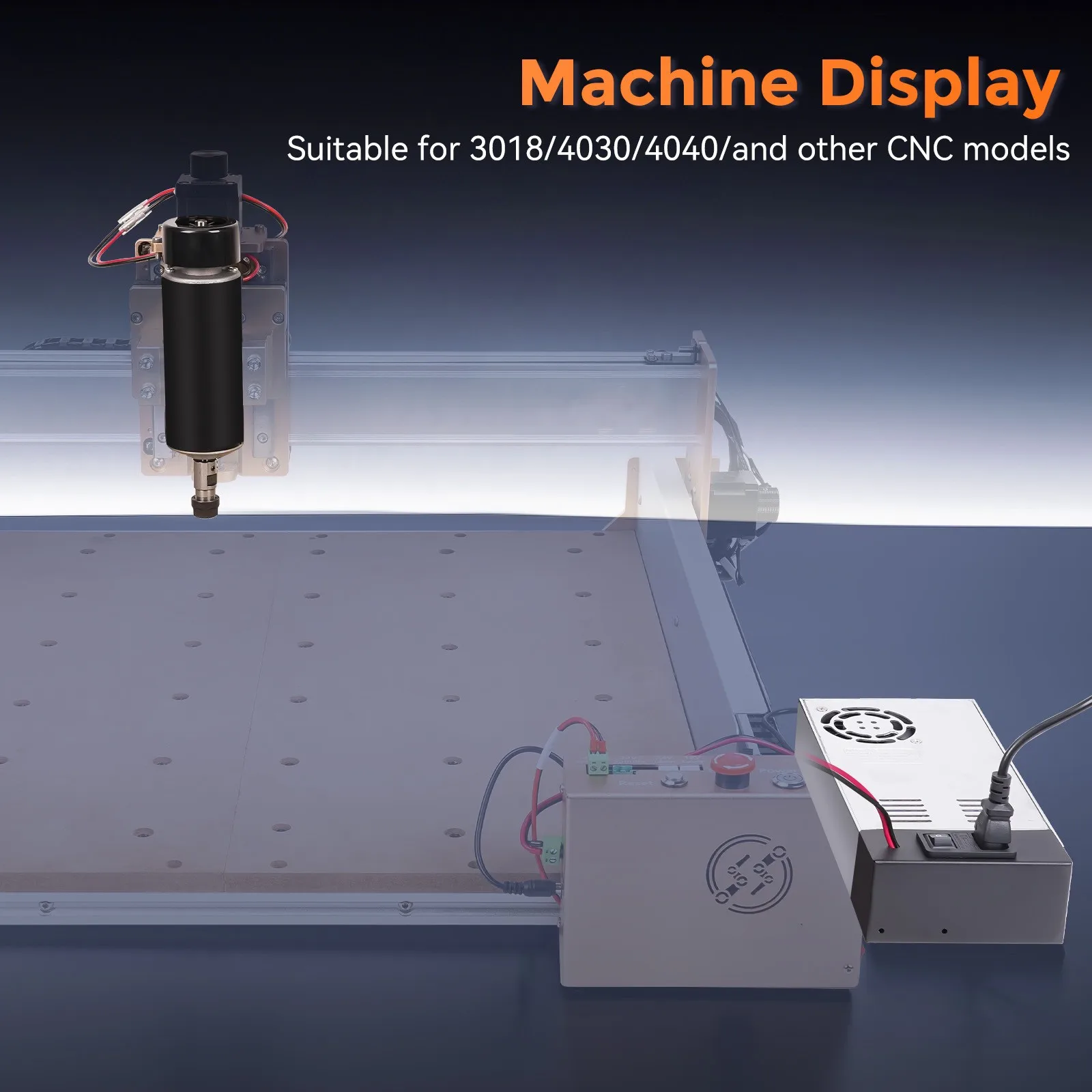 48V DC 500W Spindle Motor Kit 12000 RPM High Speed ​​Power Supply CNC Engraving Machine Modification Accessories