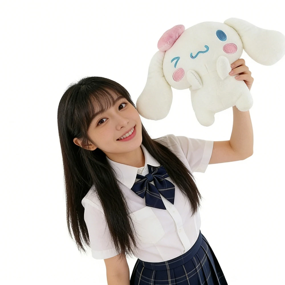 

3 стиля плюшевых игрушек Sanrio, милые мягкие игрушки с розовым сердечком, Cinnamorol, мультяшная мягкая подушка-кукла для детей, подарки на день рождения и Рождество