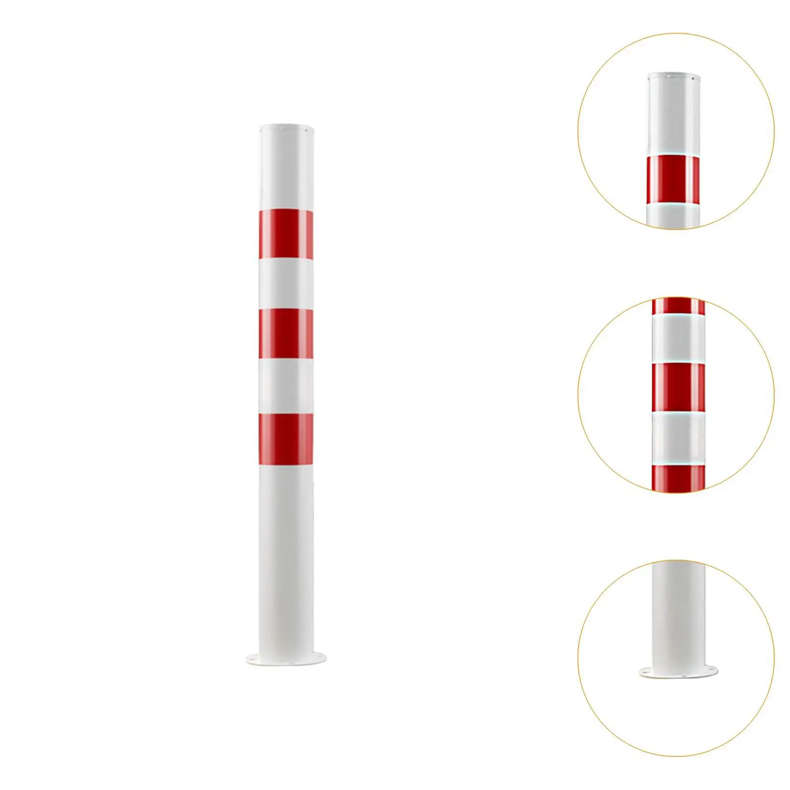 Safe Bollard Post 30' H Metal for Supermarkets Sidewalks Road Intersections