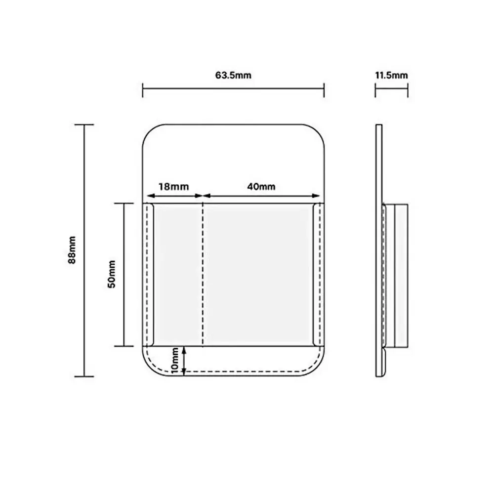 Magsafe DAC Pocket Storage Case Elastic PU Magnetic DAC Headphones Case Double-pocket Portable Storage Bag for Dignis Lepic