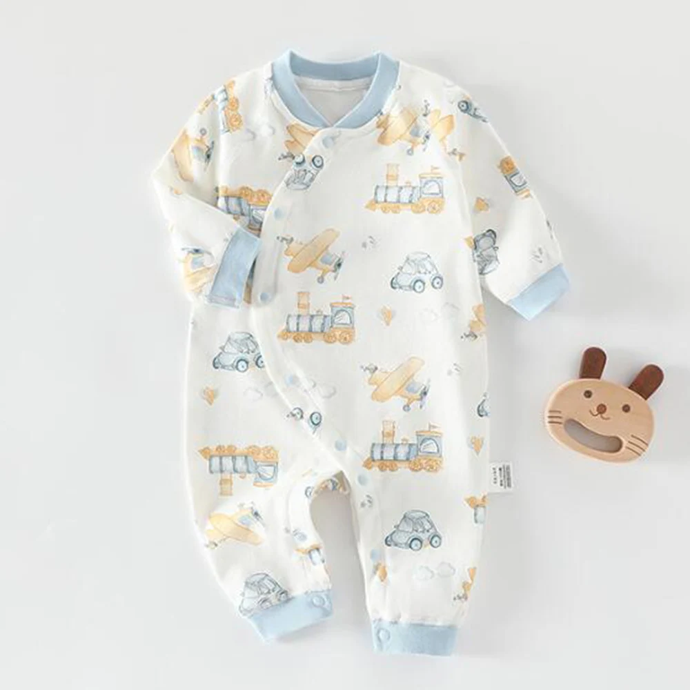 Baby Onesie 100% Cotton Floral Animal Cute Print Spring Autumn Newborn Clothes Unisex Long Sleeve Baby Rompers For Boys Girls