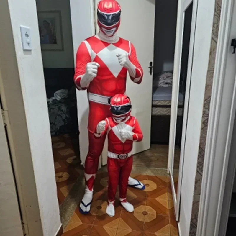 الكبار مورفر سوبر هيروس الساموراي سينتاي شينكينجر رينجرز تأثيري فانتازيا هالوين زي قناع صب أرض الإنسان garçon #6