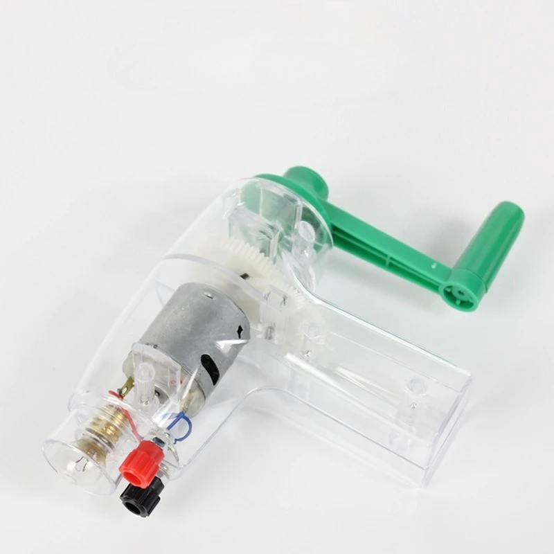Hand Crank Generator for Physics Science Experiment