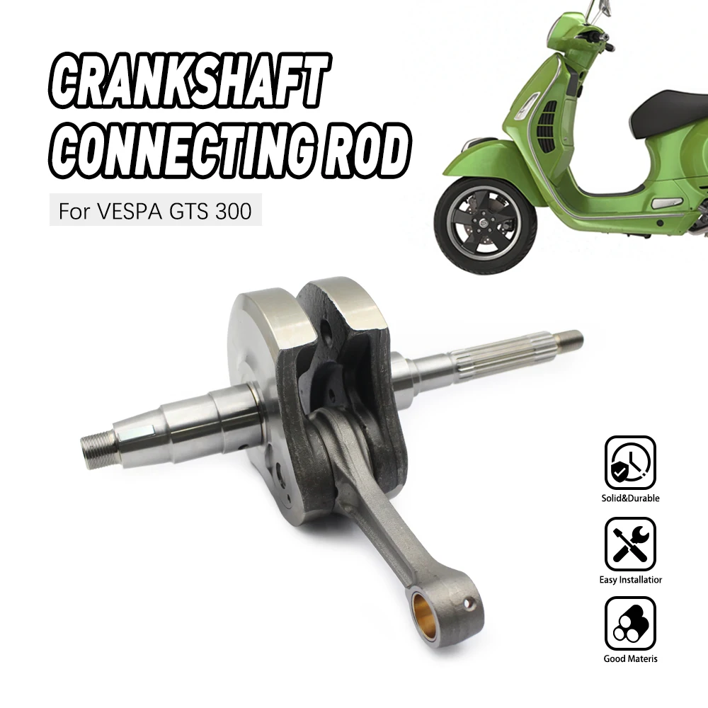 

Motorcycle Crankshaft Assembly for Vespa GTS 300 GTV 300 IE Super 300cc 4T LC OE B0139460001