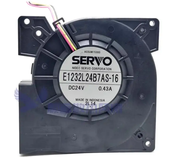 SERVO E1232L24B7AS-16 DC 24V 0.43A 120x120x38mm 3-przewodowy wentylator chłodzący do serwerów