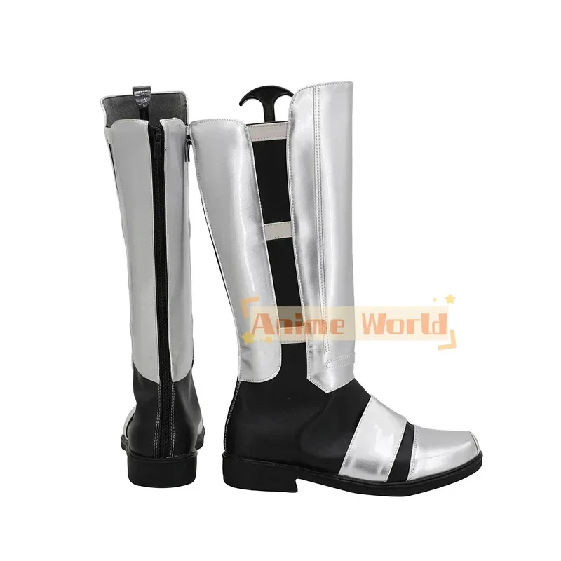 Darth Revan Cosplay Boots Silver Shoes Custom Made for Unisex Any Size