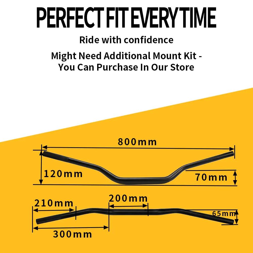 CNC 11/8" 28MM Low Handlebars Handle Bar Tube Fat Bar For Honda KTM Yamaha Kawasaki Suzuki Dirt Bike Motocross Enduro Motocross - Image 2