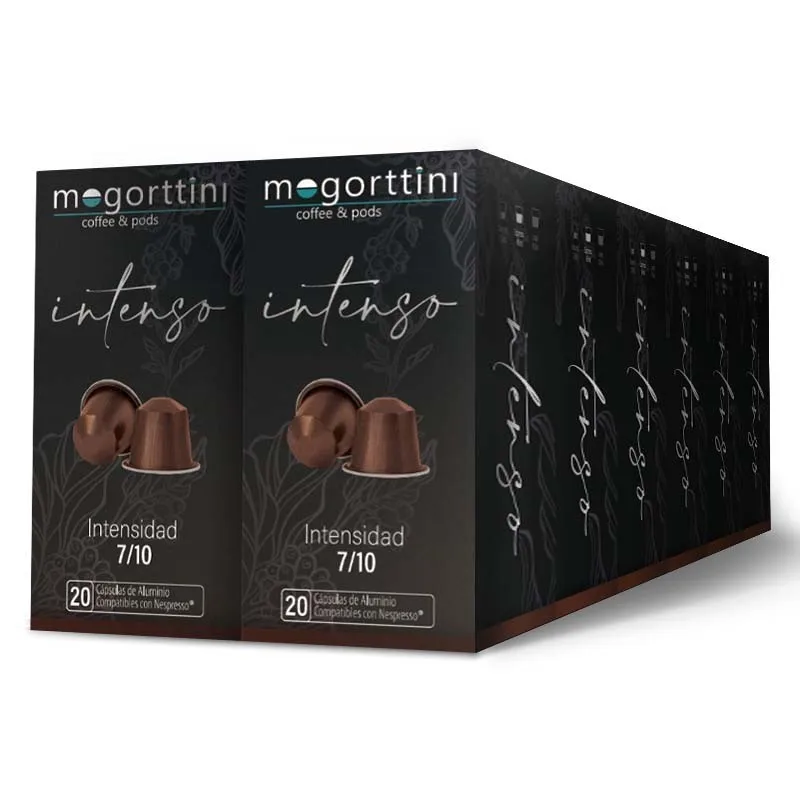 Café Intenso Mogorttini 240 Cápsulas compatibles Nespresso en aluminio 8436583660591 Raíz Inicio NESPRESSO MOGINTX12