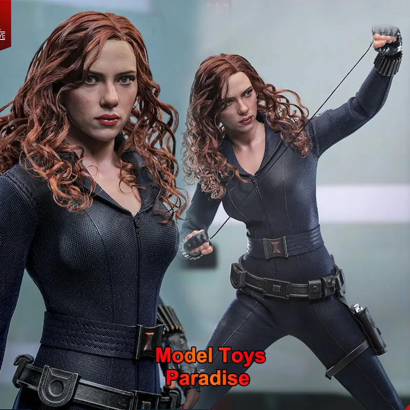 

HOTTOYS HT MMS757AE 1/6 Коллекционные игрушки Черная Вдова Версия для пересадки волос Супергерой Солдат 12 дюймов Фигурка Модель Подарки