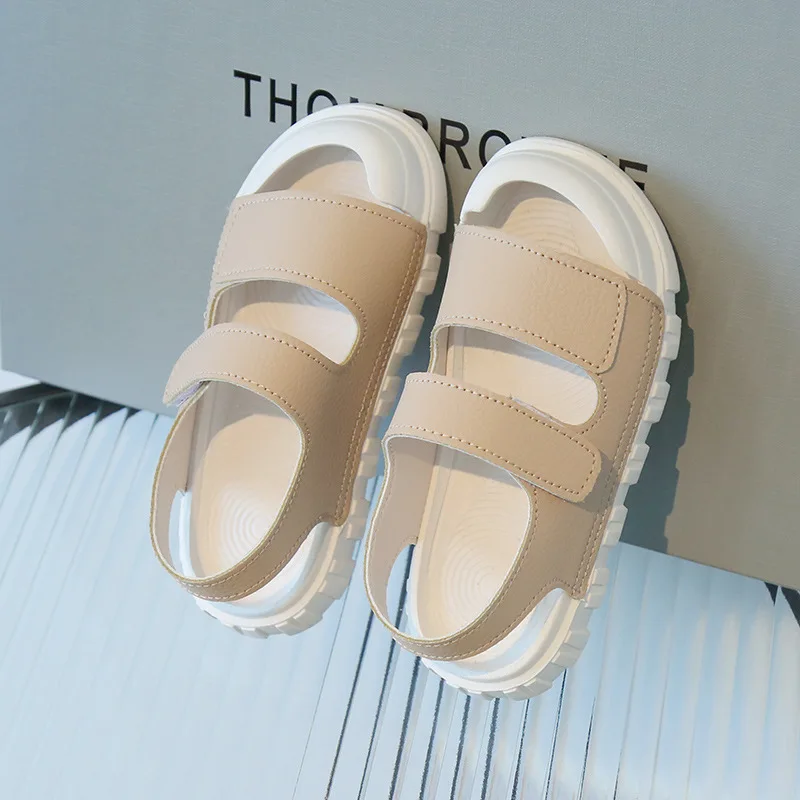 Sandalias de verano para niños y niñas, zapatos de playa, antipatadas, suaves, a la moda, novedad de 2023