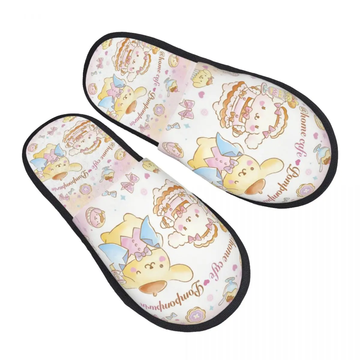 

Домашние тапочки с героями мультфильмов Sanrio на заказ, женские удобные тапочки без шнуровки из пены с эффектом памяти, тапочки для спальни