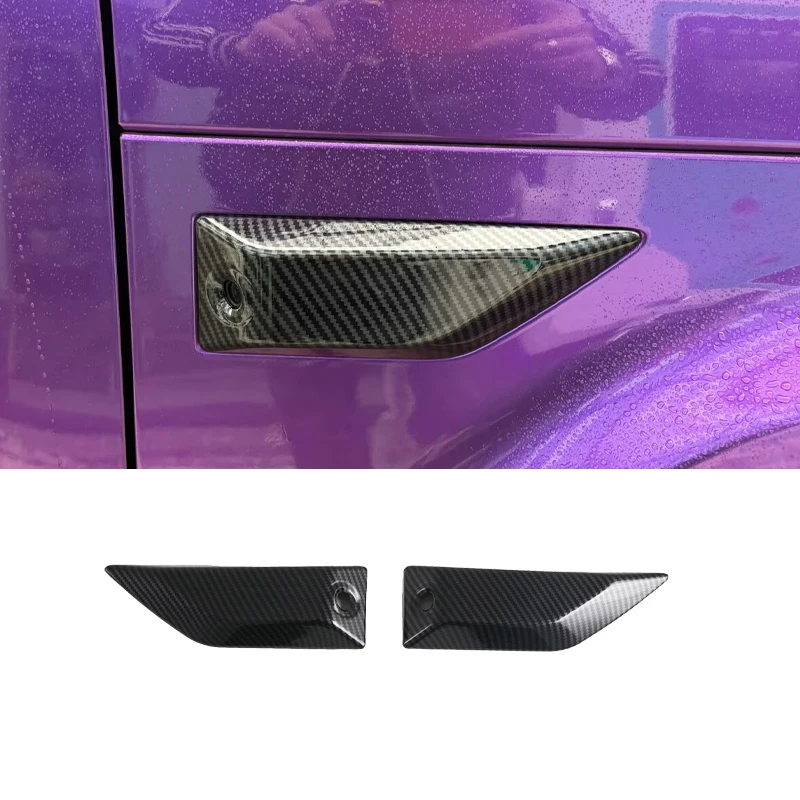 For BYD Leopard 7 Titanium 7 2025 2026 Carbon Fiber Exterior accessories rear bowl gas tank door bowl cover trim Accsesories