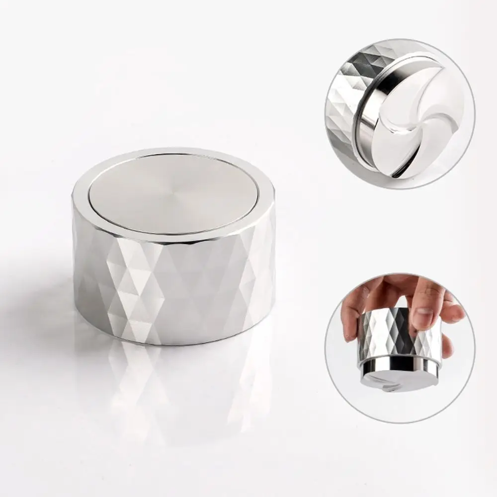 51/53/58mm Gravity Coffee Tamper Stainless Steel Diamond Texture Coffee Powder Distributor Whirlwind Pattern Base