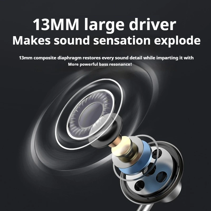 6D Surround Bass Wired Bluetooth Earphones for Apple Lightning iPhone 11-17 Pro Max Mini XS XR X 7 8 6 Headphones for Samsung