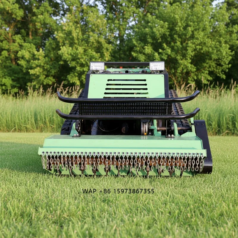 

High Performance Remote Control Lawn Mower Tracked Mowing Machine Crawler Lawn Mower