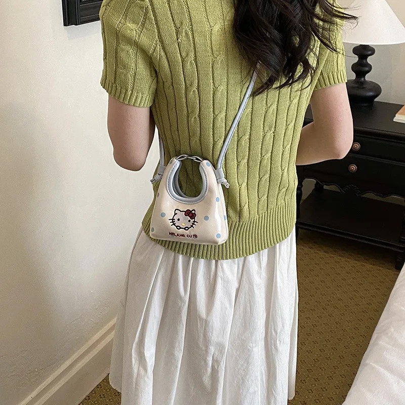 Cartoon Embroidery PU Phone Bag - usage example