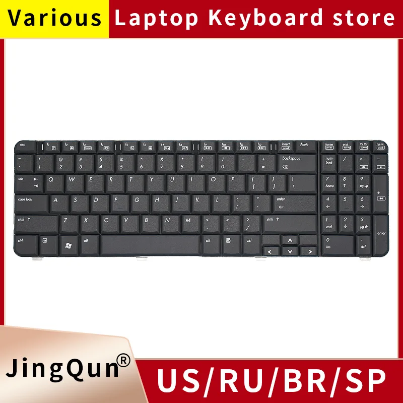 

New English Laptop Keyboard FOR HP Compaq Presario CQ61 G61 CQ61-100 CQ61-200 CQ61-300 black US layout