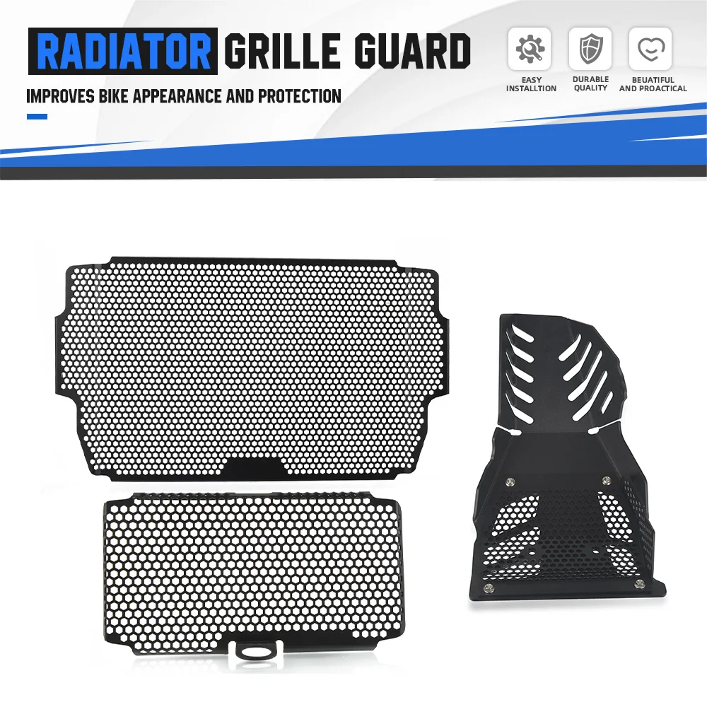 

Motorcycle Radiator Oil Cooler Engine Housing Guard Protection Kit For Ducati Multistrada 1260 S D/Air Grand Tour Enduro 2020