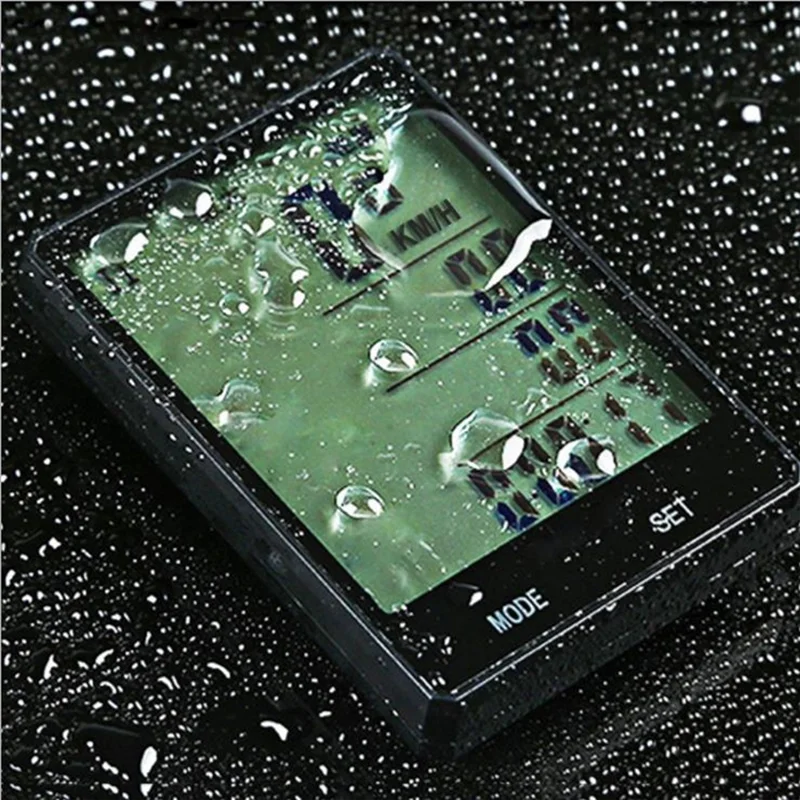 ABHT-ordenador inalámbrico para bicicleta, pantalla grande, velocímetro, odómetro, LCD, cronómetro para ciclismo