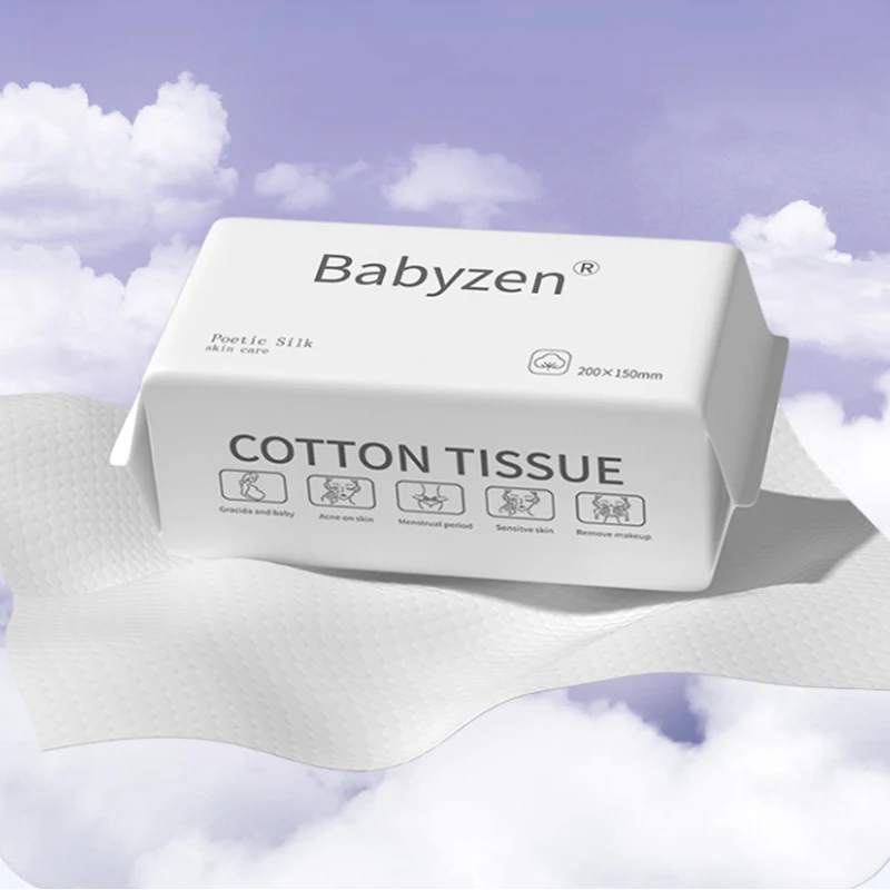 100pcs Soft Cotton Towel Disposable Face Towel Home Travel Face Towel Make Up Tissue Soft Facial Cleaning Skin Care Washing