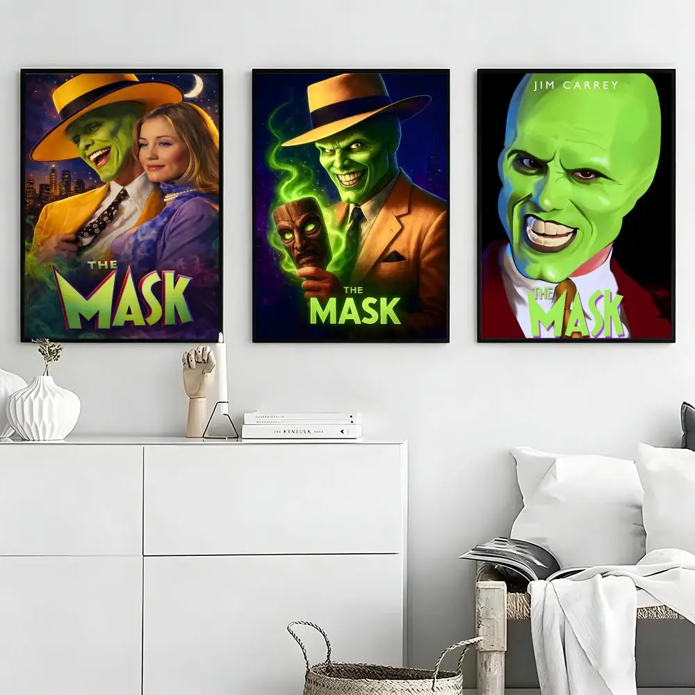 T-The Mask Poster High-definition  poster stickers, suitable for bedroom, living room, home decoration