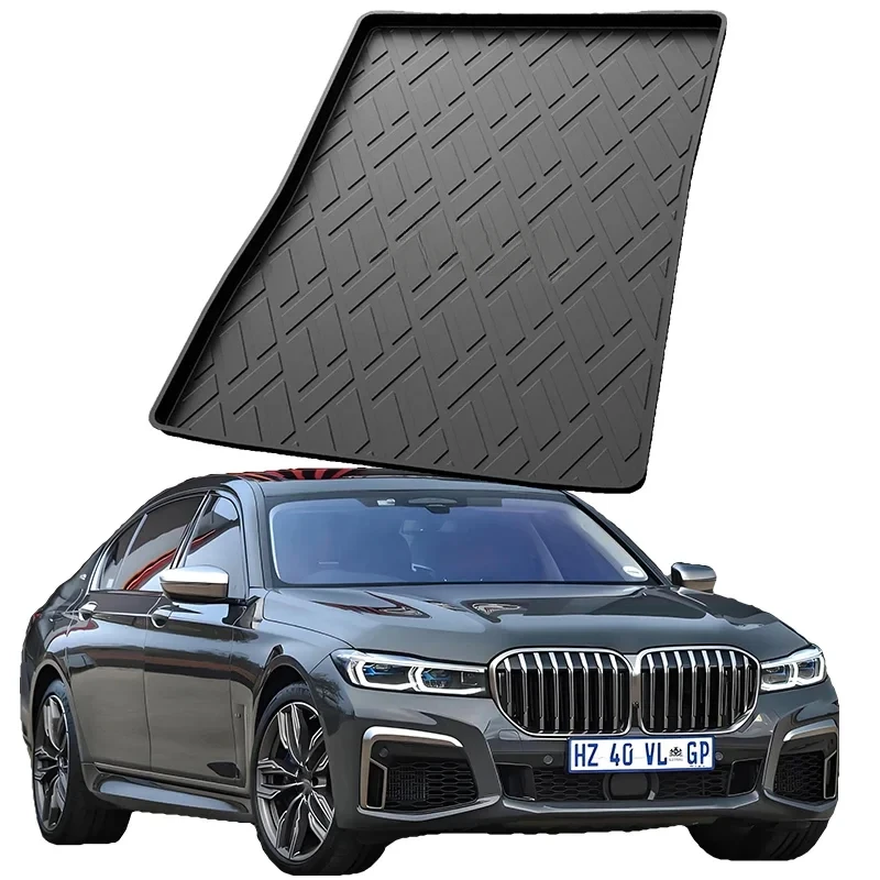 Upgrade TPE Car Rear Trunk Mats Storage Pads Cargo Tray Dustproof Waterproof Protecion Cushion For BMW 7 Series G11 G12 G70 2009