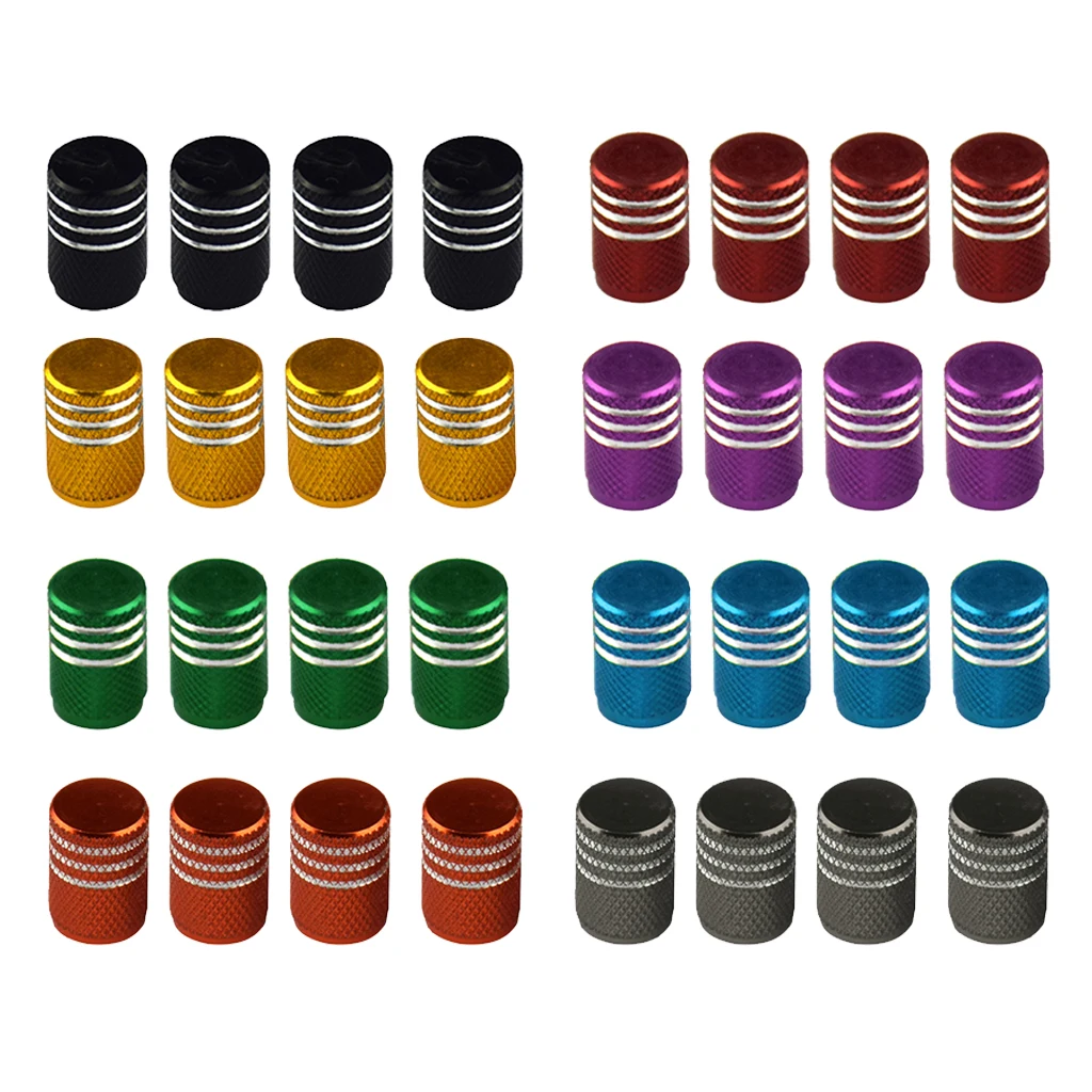 Multicolor Wheel Tyre Tire Air Stem Dust Cover Caps for Motorcycles Car