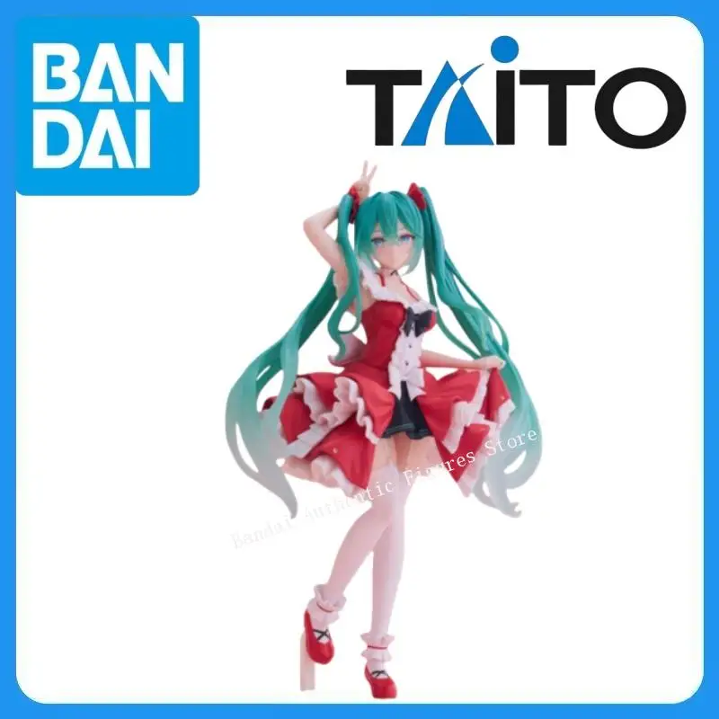 在庫あり本物のtaito-vocaloid初音ミク初音ミクファッションシリーズロリータアニメフィギュアガレージキットアニメ漫画モデルおもちゃ