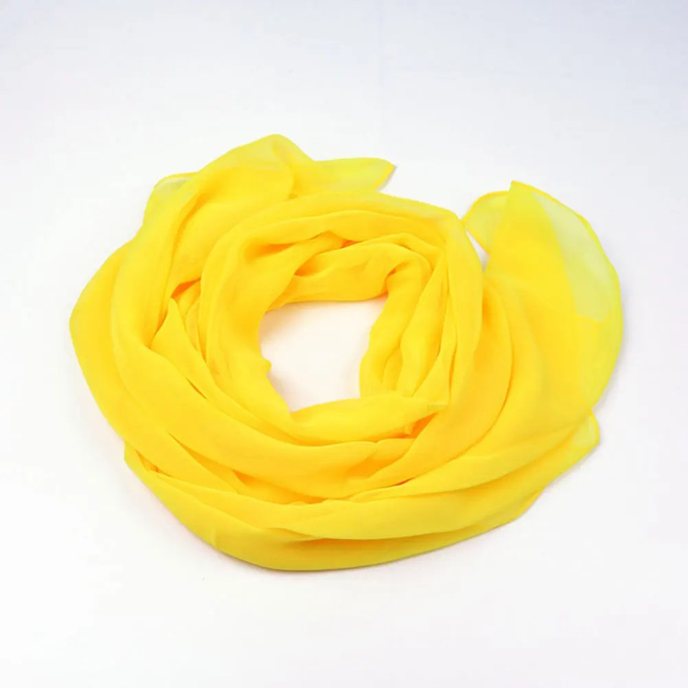 

Premium Polyester Scarf For Women Sunscreen Solid Color Lightweight Beach Shawl Fashion Wrap Cape Dual Use Yellow 160X50Cm