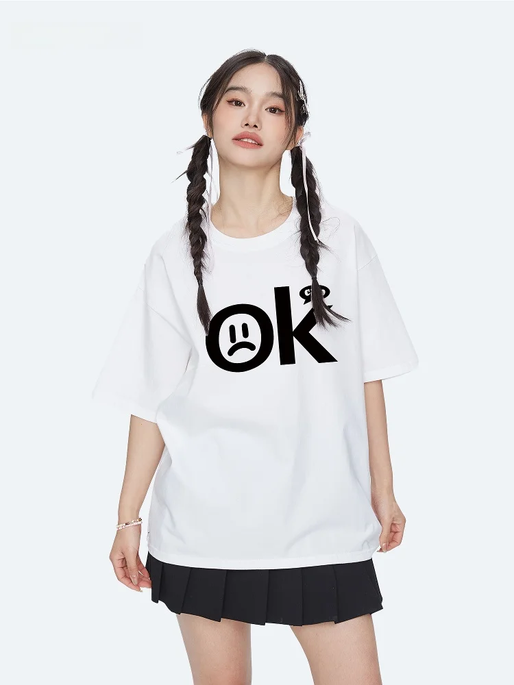 

Свободные футболки с коротким рукавом для пар: женские и мужские модели, повседневные, с принтом, из хлопка, летние топы, модные укороченные футболки для девушек