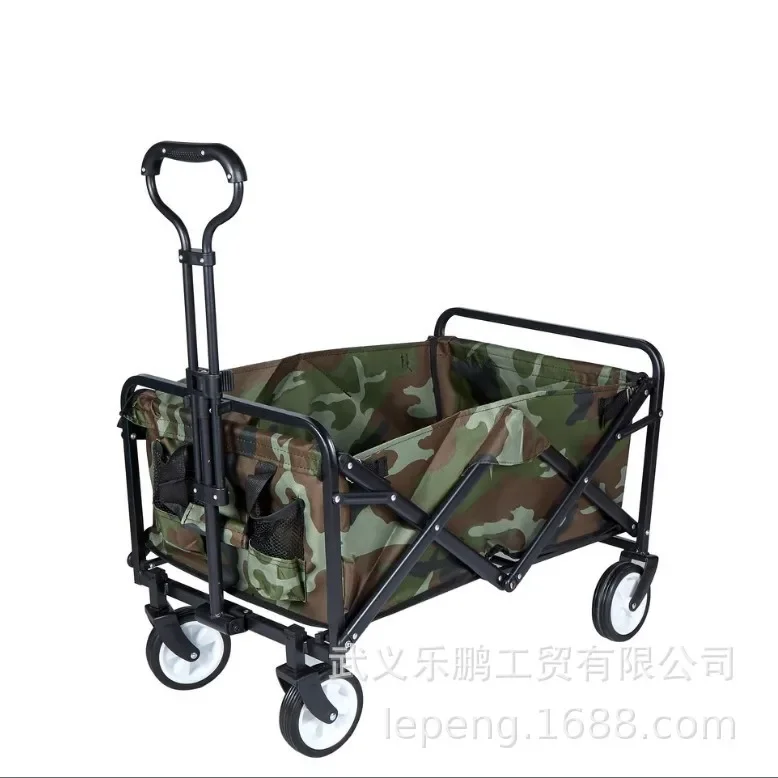 Heavy-Duty Collapsible Folding Hand  For Convenient Use Outdoor Camping Beach And Shopping Trip Premium Quality Trolley