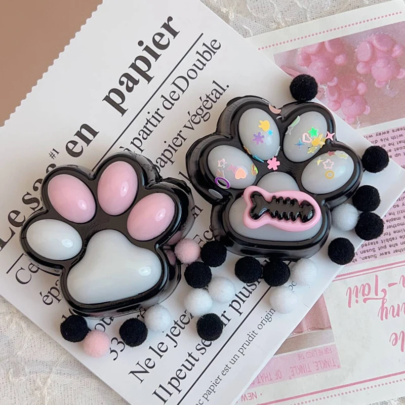 1 adet balık kılçığı siyah kedi pençe sıkma pervane TPR duyusal oyuncaklar silikon tutam antistres ayak dekompresyon oyuncak çocuklar yetişkinler için hediye