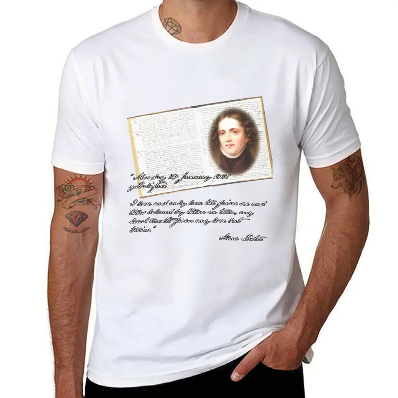 

I Love Anne Lister T-Shirt t shirts for man cotton man t shirts for men T-Shirt