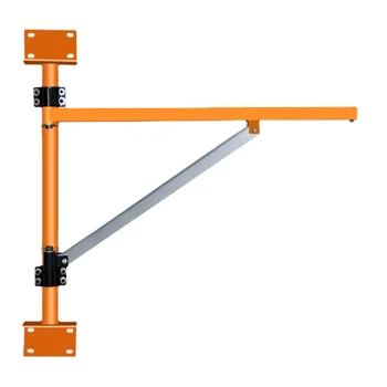 Paranco elettrico veloce 220V piccola decorazione domestica staffa colonna gru di sollevamento